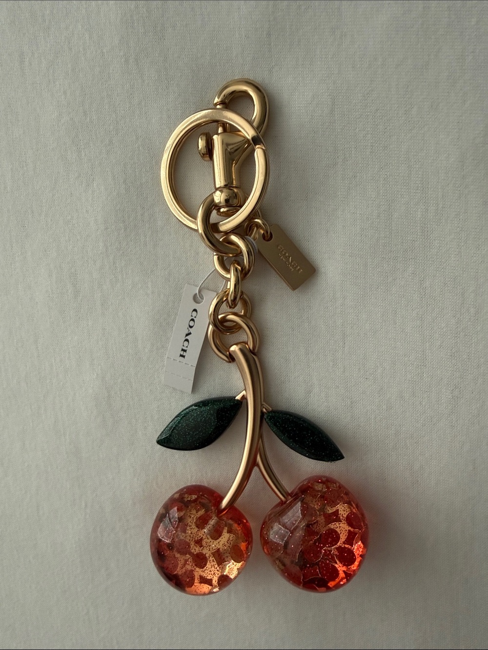 Coach Keychain Cherry Charm - Picture 10 of 12